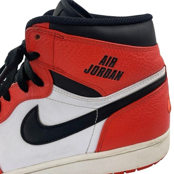 Nike Air Jordan 1 Retro High Rare Air Max Mens Orange High Top Sneakers Shoes 12 - Picture 5 of 6